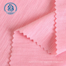 Knitting Slub Poly Rayon Jersey Fabric